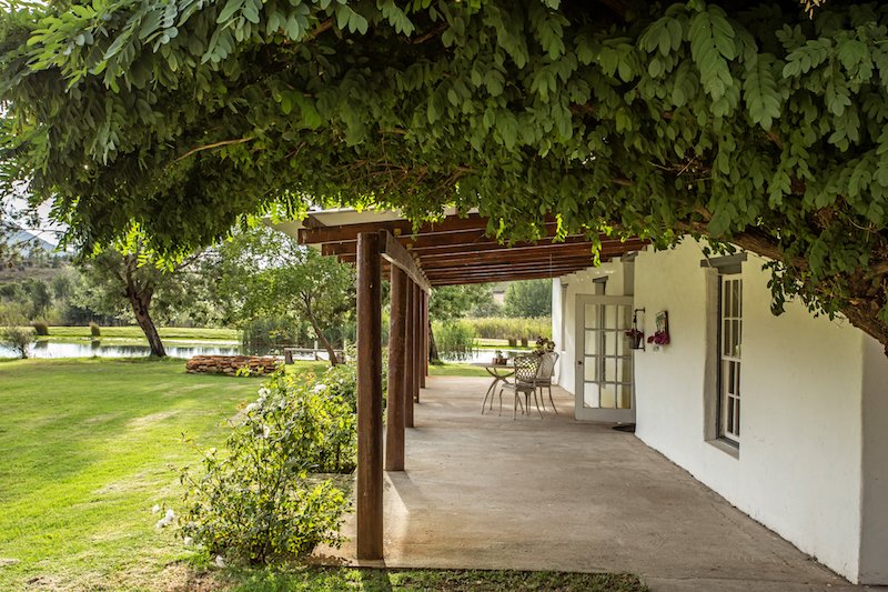 A Stoep painted with Liquid Magic Stoep Paint