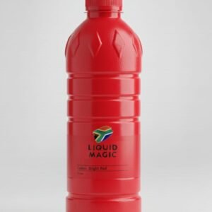 Bright Red floor polish & pavement paint