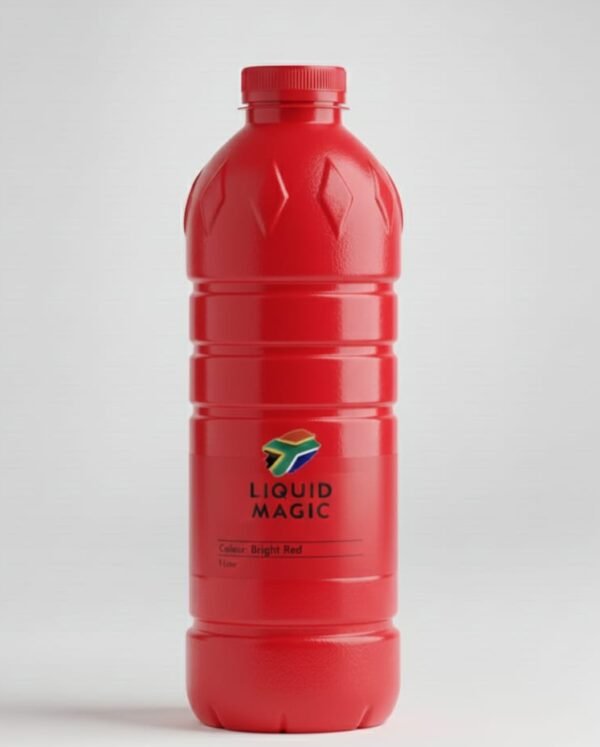 Bright Red floor polish & pavement paint